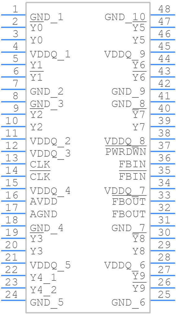HPA00014DGGR - Texas Instruments - PCB symbol