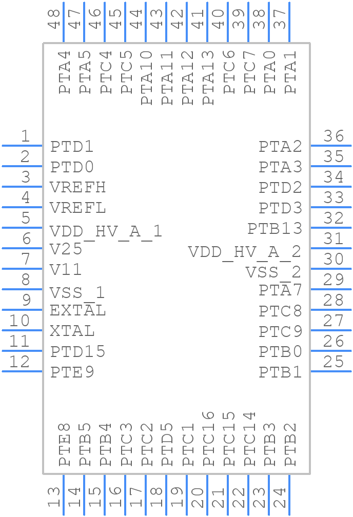 S32K310NHT0MLFST - NXP - PCB symbol