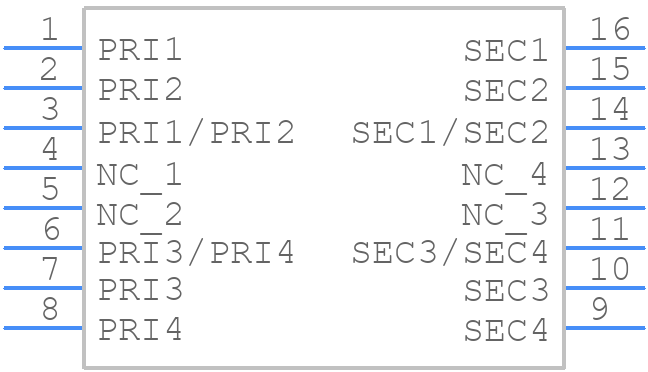HB3002HLT - Yageo Group - PCB symbol