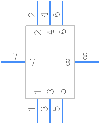 T1M-03-GF-DV - SAMTEC - PCB symbol