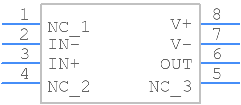 LPV521P - Texas Instruments - PCB symbol