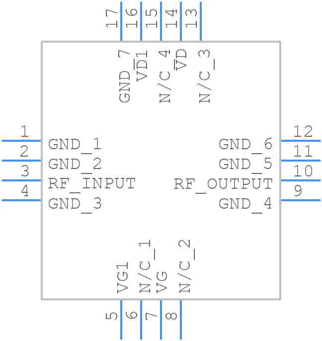 TGA4030-SM - Qorvo - PCB symbol
