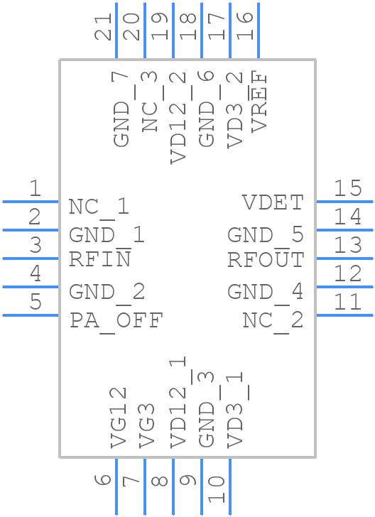 CMX90A702QHR701 - CML Micro - PCB symbol