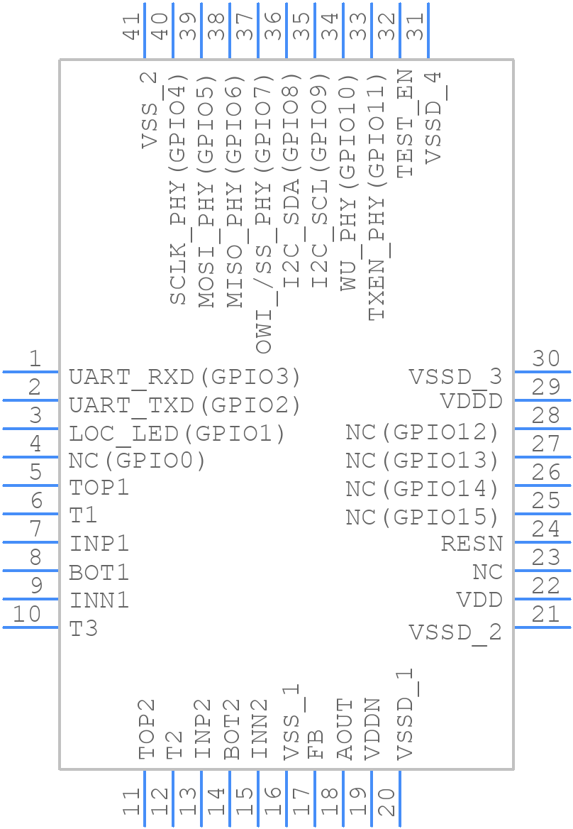ZSSC3286BI3R - Renesas Electronics - PCB symbol