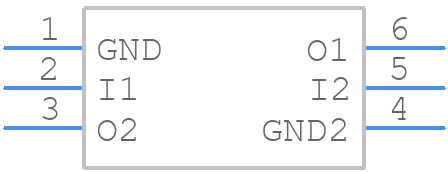 NHUMB10-QX - Nexperia - PCB symbol