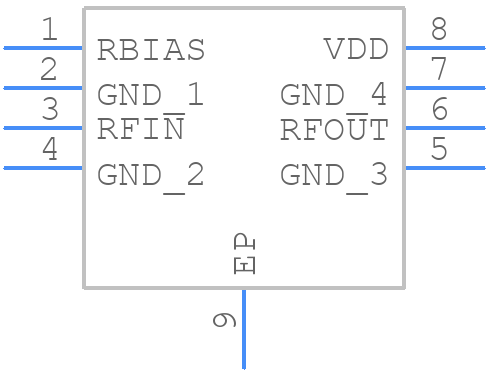ADL8143ACPZN-CSL - Analog Devices - PCB symbol