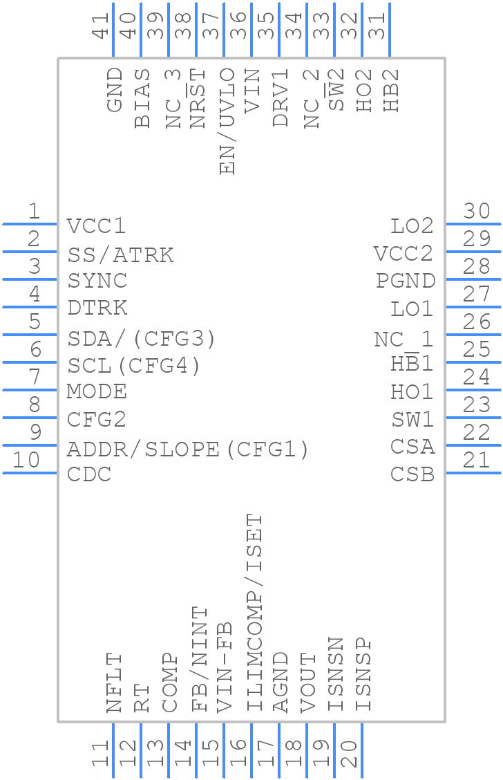 LM51772RHAR - Texas Instruments - PCB symbol