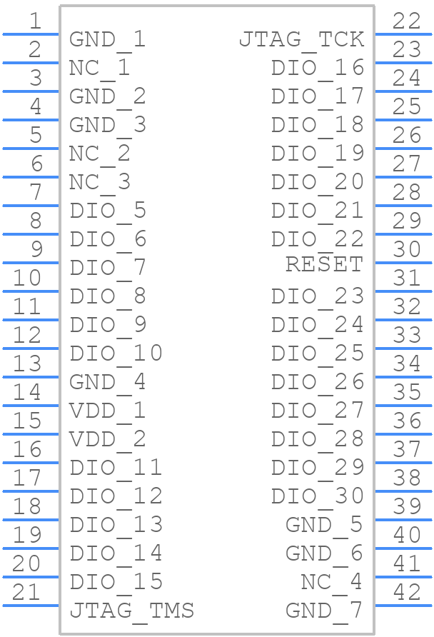 BDE-MB1354P102UU32 - BDE Technology - PCB symbol