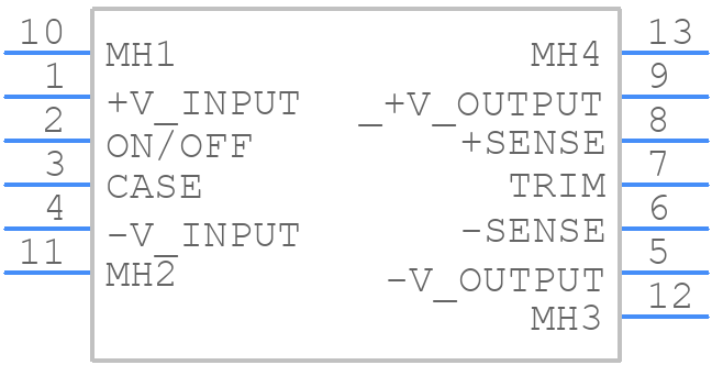 CHB150-110S12 - Cincon - PCB symbol