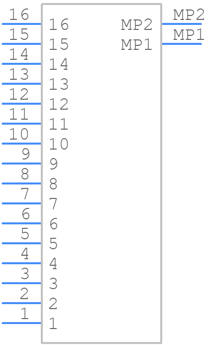 5041951670 - Molex - PCB symbol