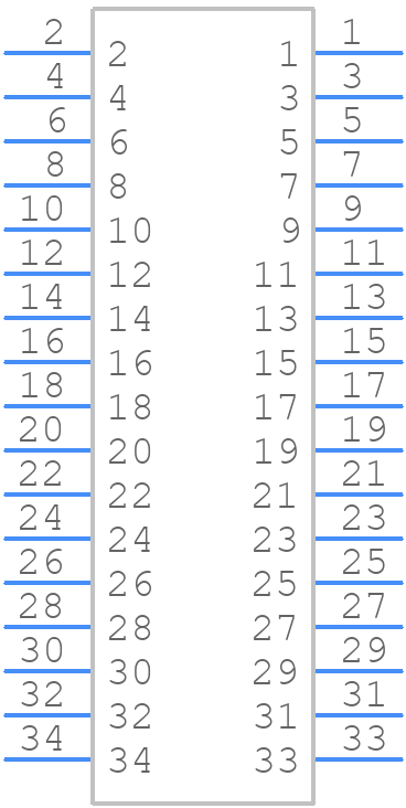 713-1417/116-000/997-409 - Wago - PCB symbol