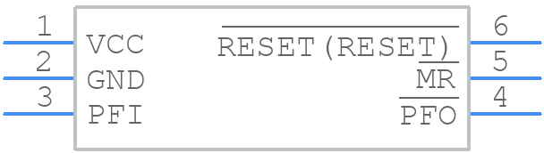 MAX6344RUT+T - Analog Devices - PCB symbol