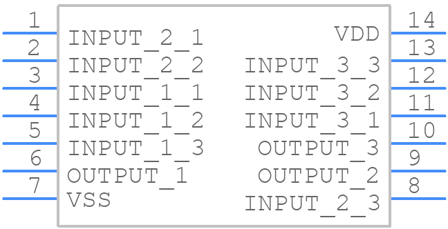 HEF4075BT,652 - NXP - PCB symbol