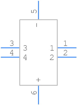 TL1220S4NNBRSQUARE - E-Switch - PCB symbol
