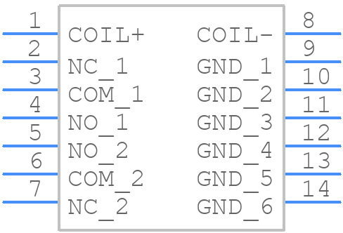 G6K-2F-RF-S5VDC - Omron Electronics - PCB symbol