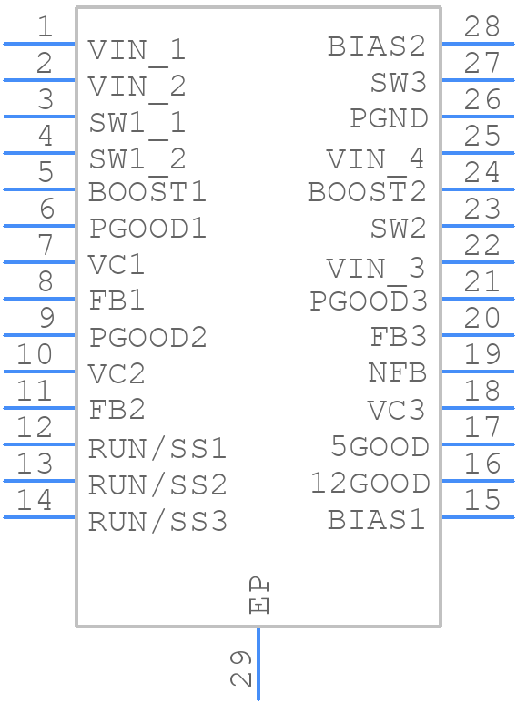 LT1941EFE#TRPBF - Analog Devices - PCB symbol
