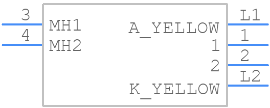 TL3275AF160YQ - E-Switch - PCB symbol