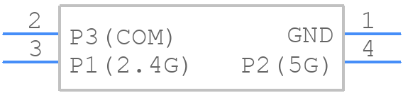 LFD152G45MUBF402 - Murata Electronics - PCB symbol