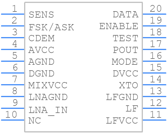 ATA3741P2-TGSY - Microchip - PCB symbol