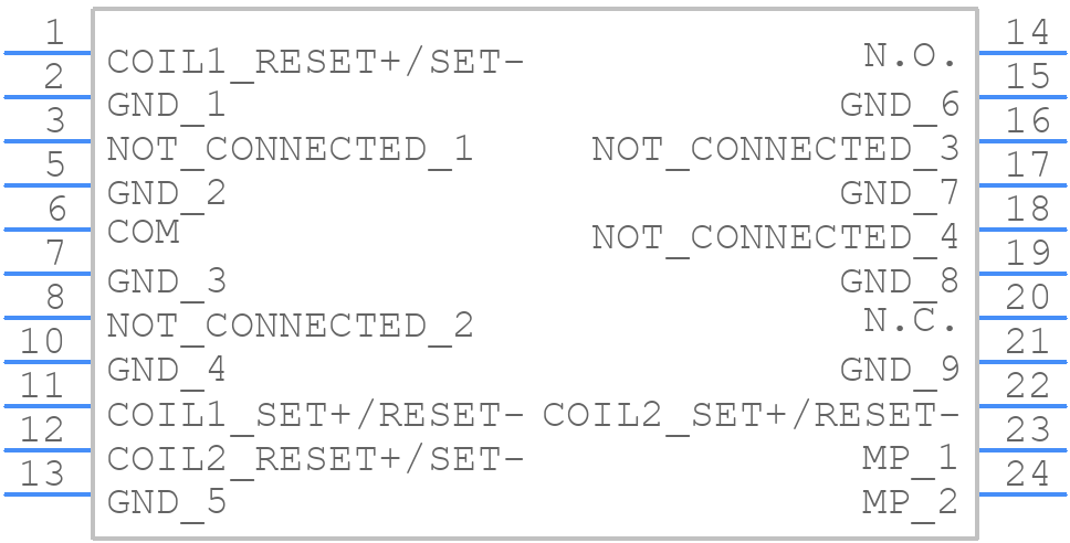 HF3 92S - TE Connectivity - PCB symbol