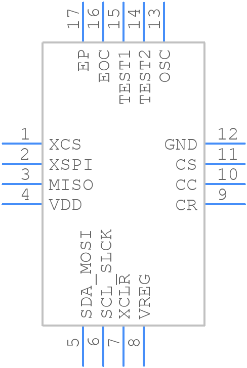 MAS6510 - MICRO ANALOG SYSTEMS OY - PCB symbol