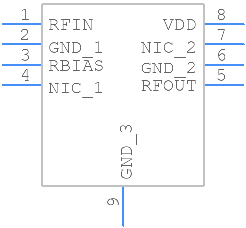 ADL8109ACPZN - Analog Devices - PCB symbol