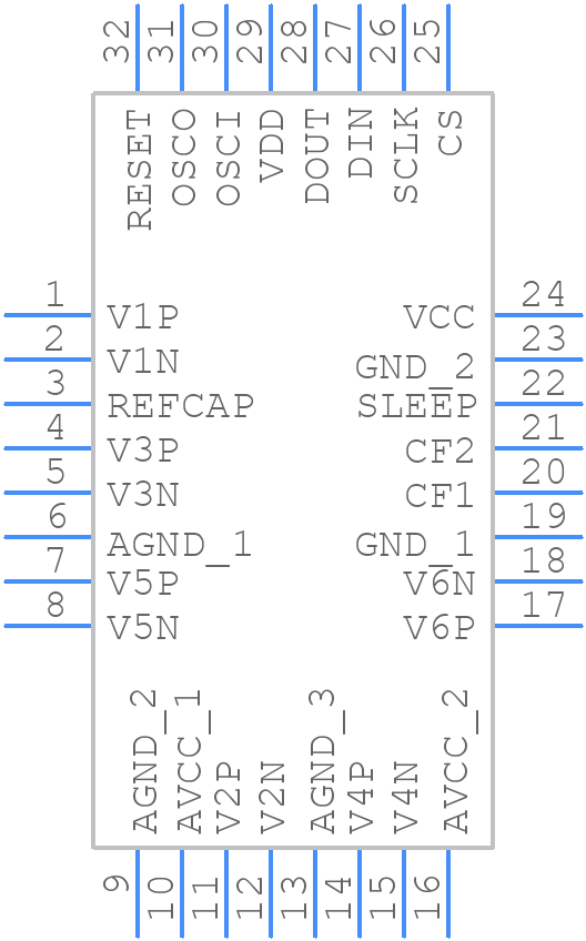 HT7038 - HiTrend Tech (Shanghai) - PCB symbol