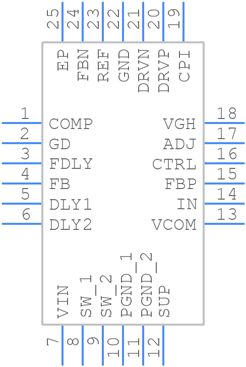 TPS65150RGERG4 - Texas Instruments - PCB symbol