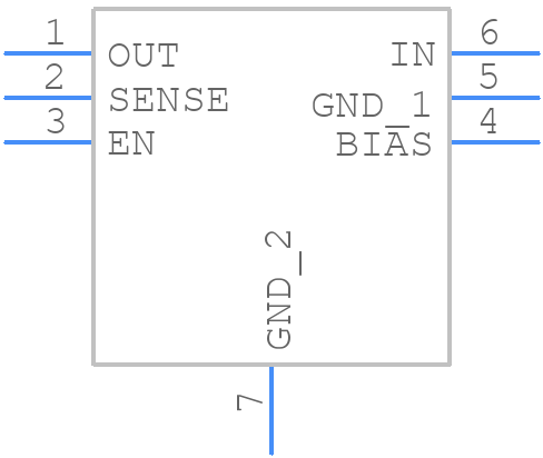 TPS7A1508PDRVR - Texas Instruments - PCB symbol