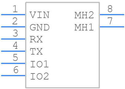 SEN0623 - DFRobot - PCB symbol