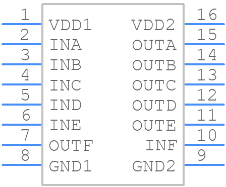 NSI8261 - NOVOSENSE - PCB symbol