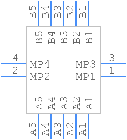 474007-E - TE Connectivity - PCB symbol