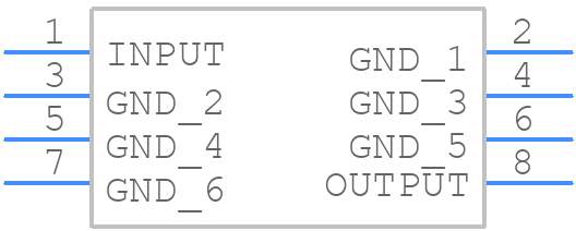 SXHP-5+ - Mini-Circuits - PCB symbol