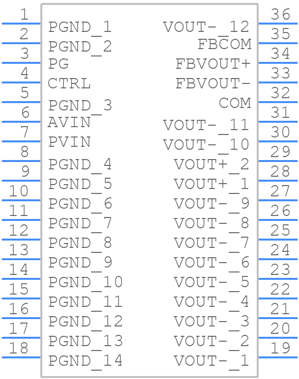 R12C2T12/R-R - RECOM Power - PCB symbol