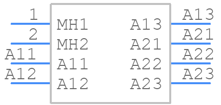 CBM2WK2M37P0T3S/AA - Positronic - PCB symbol
