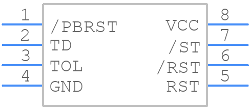 MIC1232NY - Microchip - PCB symbol