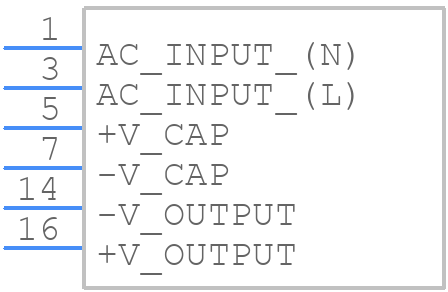 AMEOF15-15S277NZ - aimtec - PCB symbol