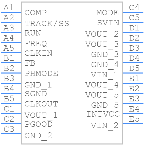 LTM4623EY#PBF - Analog Devices - PCB symbol