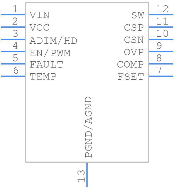 TPS923655DRRR - Texas Instruments - PCB symbol