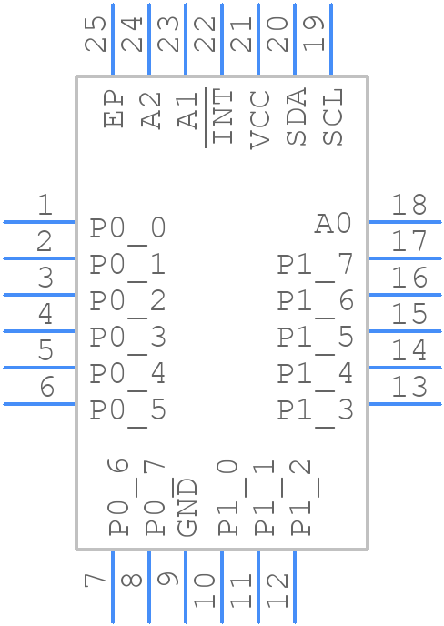 NCA9535BY-Q100HP - Nexperia - PCB symbol