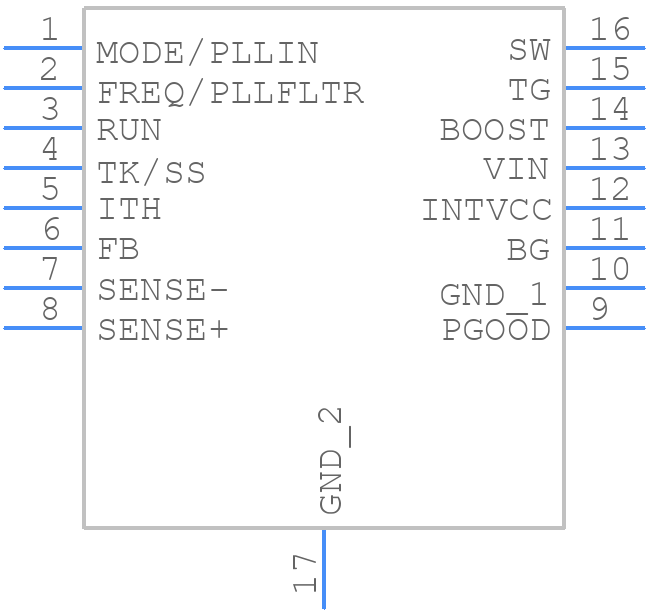 LTC3851AHMSE-1#TRPBF - Analog Devices - PCB symbol