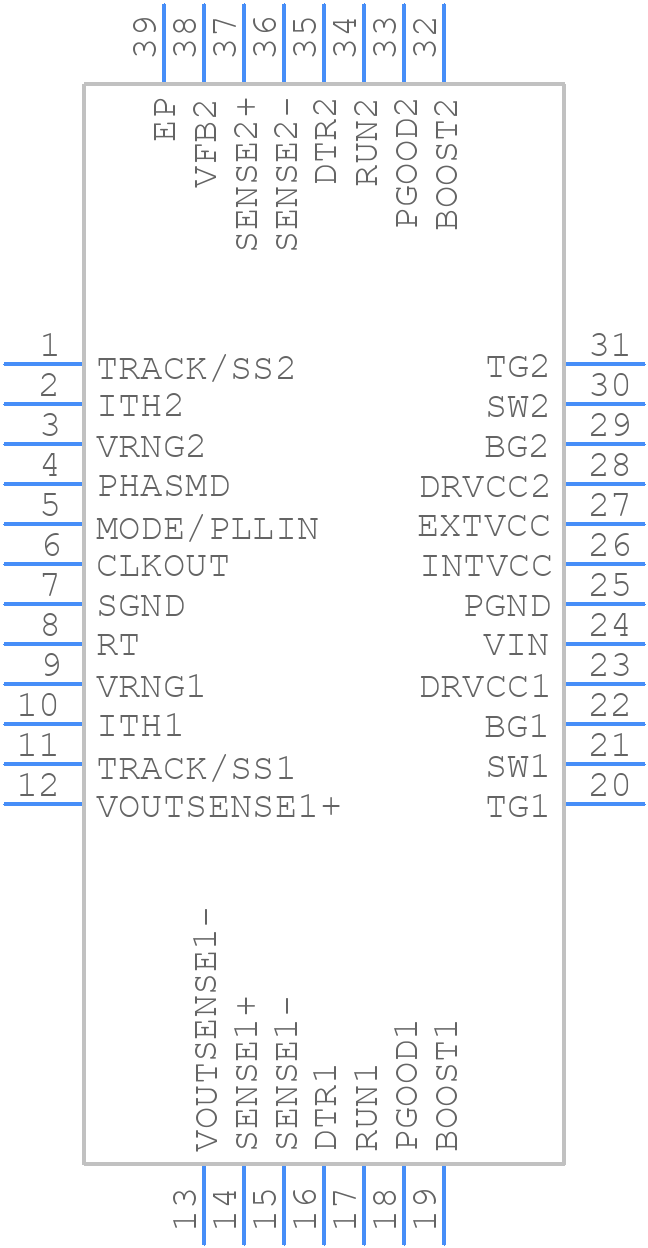 LTC3838IUHF#TRPBF - Analog Devices - PCB symbol