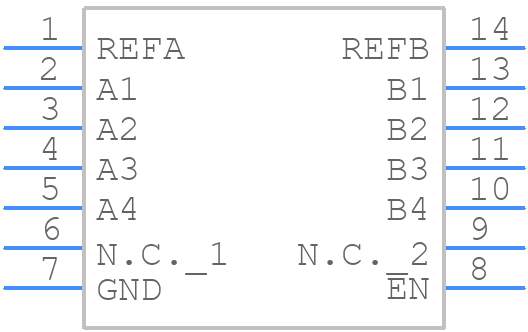 LSF0204PW-Q100 - Nexperia - PCB symbol