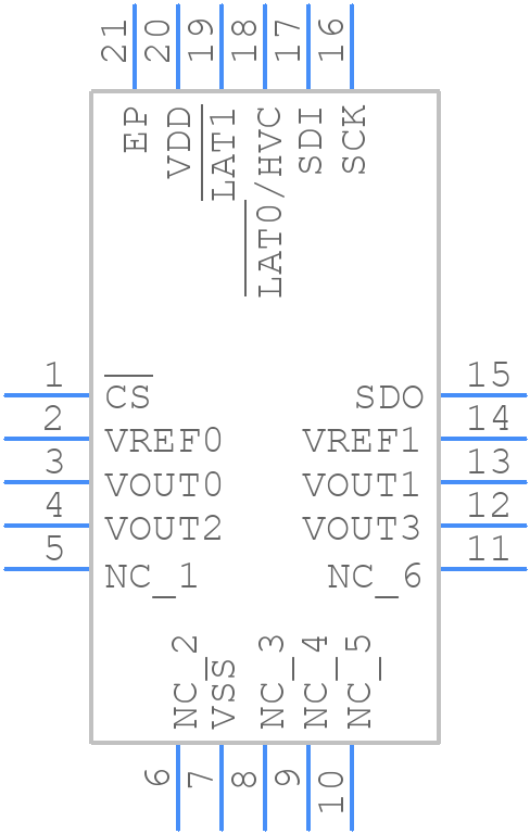 MCP48CVB24T-E/ML - Microchip - PCB symbol