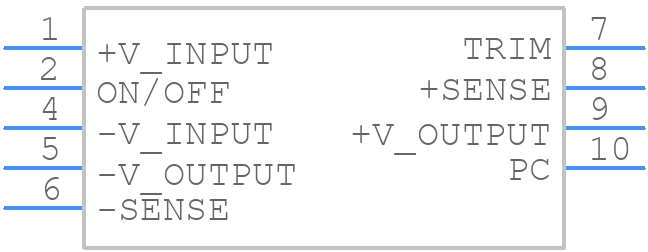 CHB500W-24S28N-PC - Cincon - PCB symbol