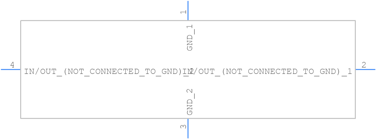 BPF2012LKBMR6580A - Yageo Group - PCB symbol
