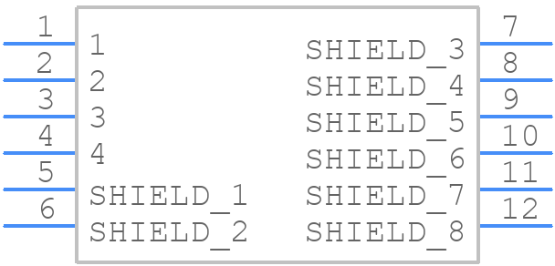 GT32J-4DP-1.5H(11) - Hirose - PCB symbol