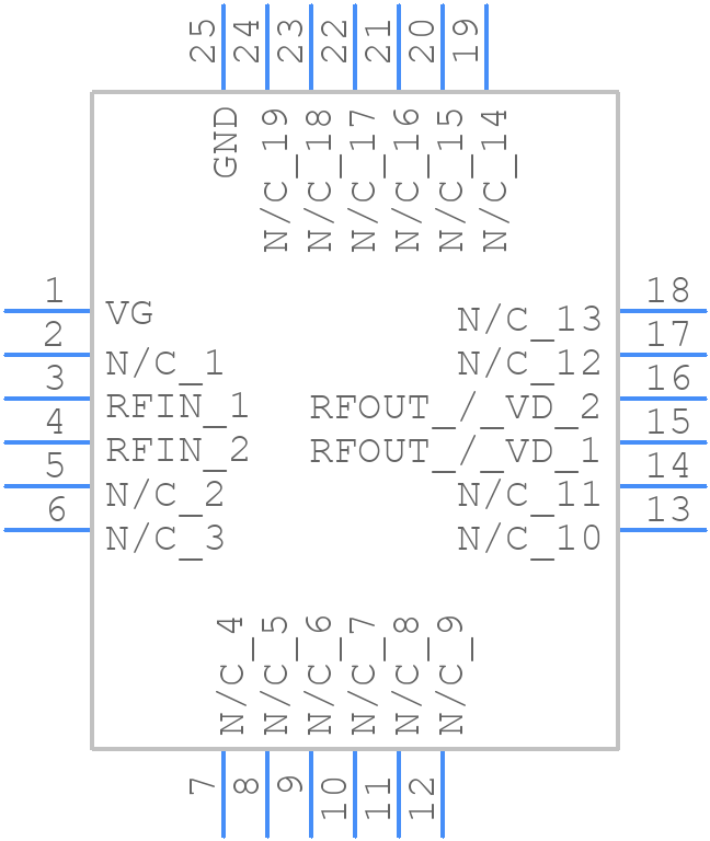 NPA1008A - MACOM - PCB symbol