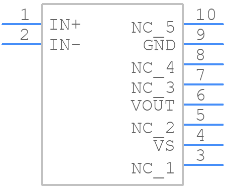 TMCS1127B3AQDVGR - Texas Instruments - PCB symbol