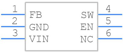 RT5760CHGH6F - RICHTEK - PCB symbol